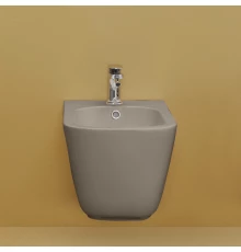 Биде подвесное Kerasan Tribeca c креплением WB9N, цвет nocciola фундук, 512581