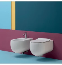 Биде подвесное Kerasan Flo, цвет белый матовый, 312330