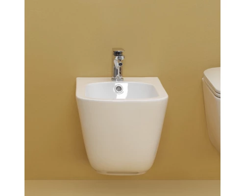 Биде подвесное Kerasan Tribeca c креплением WB9N, цвет белый, 512501