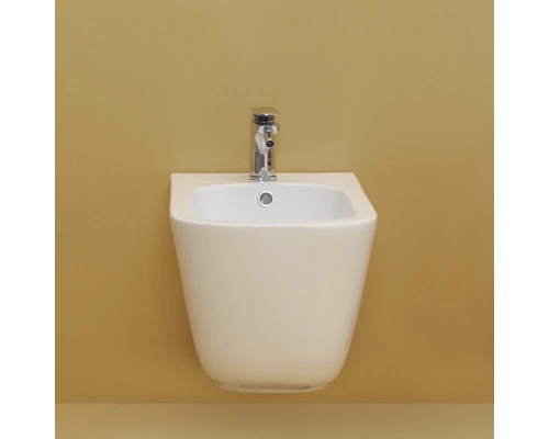 Биде подвесное Kerasan Tribeca c креплением WB9N, цвет Bianco matt белый матовый, 512530