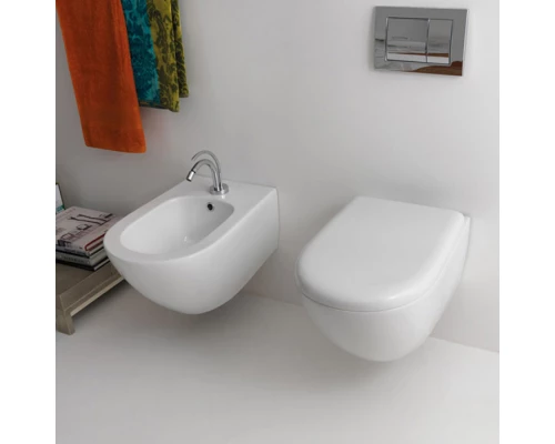 Биде подвесное Kerasan Aquatech, цвет белый, 372401*1