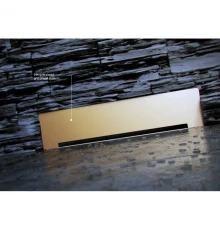 Душевой лоток Pestan Confluo Premium Wall Drain Gold пристенный, золото 13100061