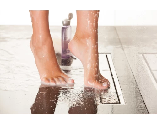 Душевой лоток Pestan Confluo Premium Line 450, решетка матовый хром 13100002