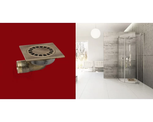 Трап душевой Migliore Ricambi 20207 (ML.RIC-10.109.BR), бронза