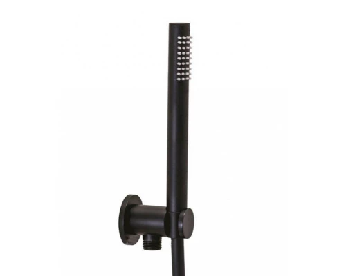 Душевая система Paffoni KIT LIG встраиваемая, термостатическая, черный матовый, KITLIQ018NO