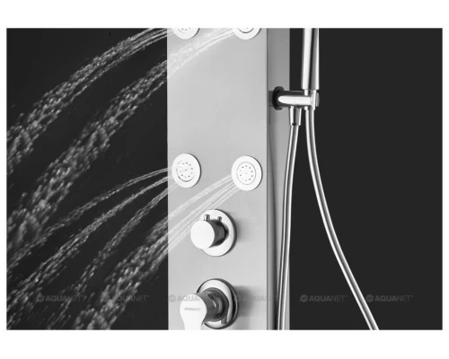 Душевая панель Aquanet Galaxy Matt 00209998, хром матовый