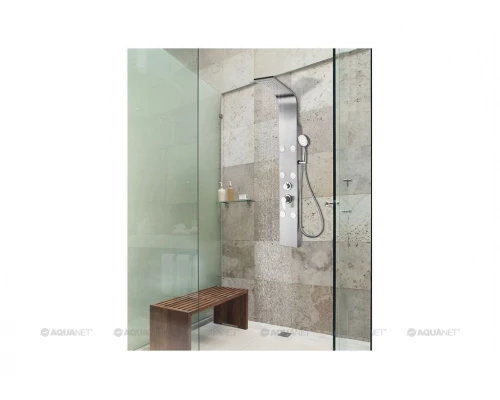 Душевая панель Aquanet Galaxy Matt 00209998, хром матовый