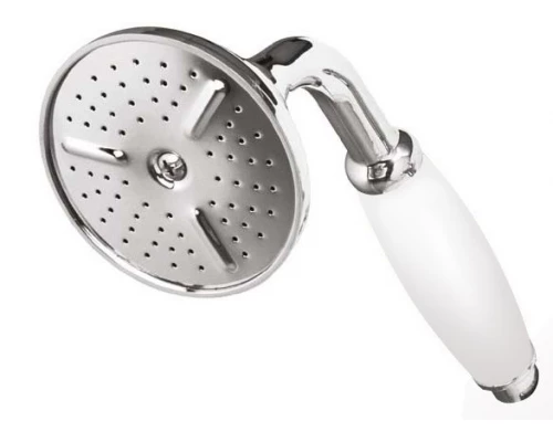 Ручной душ Cezares CZR-U-D1FC-01-Bi, хром, ручка белая