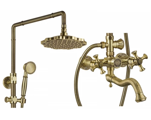 Душевая система Zorg Antic A 7002DS-SL, цвет серебро