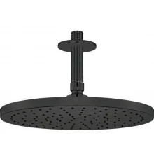 Верхний душ E.C.A Myra, 25,5x25,5 см, черный матовый, 102145033C1EX