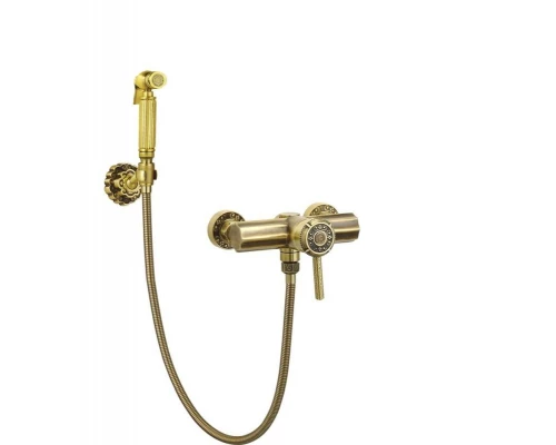 Гигиенический душ Bronze de Luxe с настенным держателем, бронза, 10133