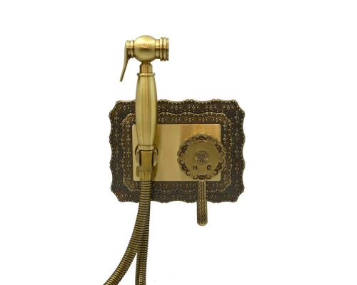 Гигиенический душ Bronze de Luxe, встраиваемый, бронза, 10136