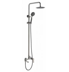 Душевая колонна BelBagno Delta DEL-VSCM-IN с поворотным изливом, сатин