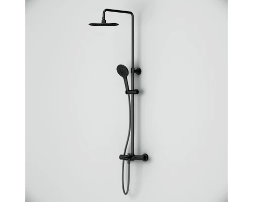 Душевая стойка Am.Pm Like F0780522 черная термостатическая