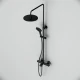 Душевая стойка Am.Pm Like F0780522 черная термостатическая
