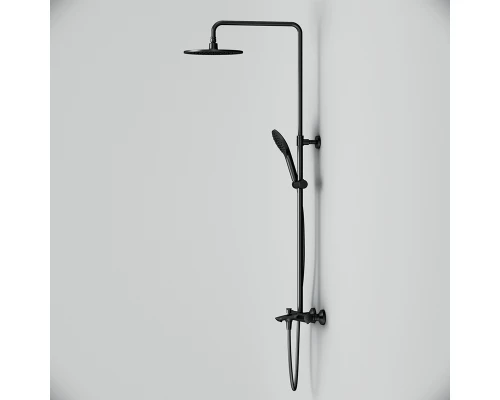 Душевая стойка Am.Pm Like F0780522 черная термостатическая