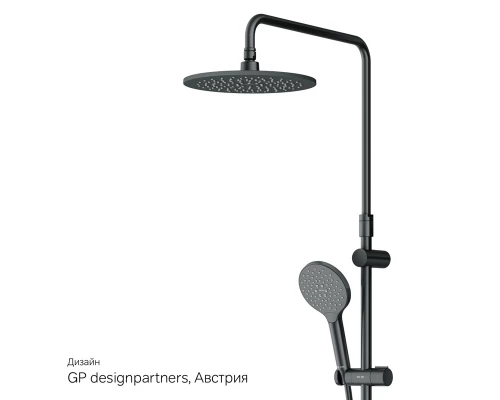 Душевая стойка Am.Pm Like F0780522 черная термостатическая