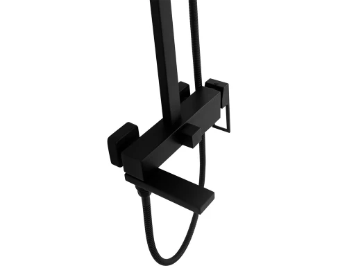 Душевая система BelBagno Luce, черный матовый, LUC-VSCM-NERO