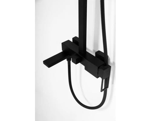 Душевая система BelBagno Luce, черный матовый, LUC-VSCM-NERO