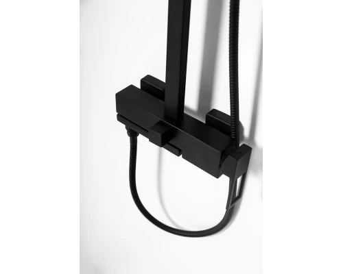 Душевая система BelBagno Luce, черный матовый, LUC-VSCM-NERO