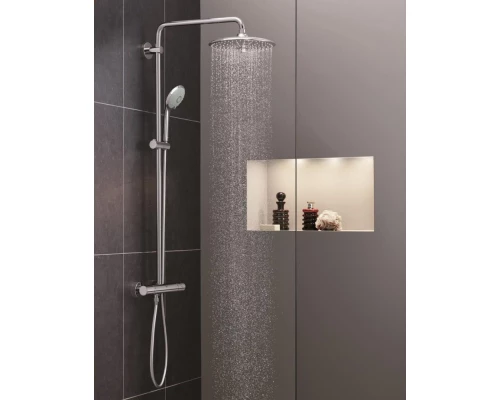 Верхний душ Grohe Euphoria 260 SmartControl 26456000/26457000/26455000, 260х260 мм, 3 режима струи, без держателя, хром