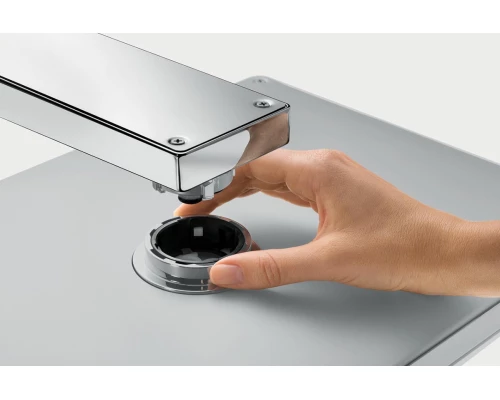 Верхний душ Hansgrohe Rainmaker Select, 460 x 300 мм, 3 режима струи, с держателем 24007600, черный/хром