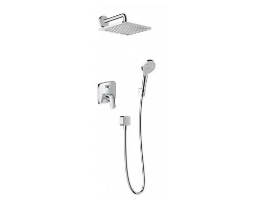 Душевая система скрытого монтажа Hansgrohe Crometta E 240 1jet с однорычажным смесителем, хром, 27957000