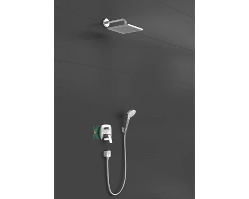 Душевая система скрытого монтажа Hansgrohe Crometta E 240 1jet с однорычажным смесителем, хром, 27957000