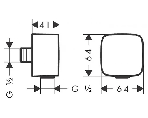 Душевая система скрытого монтажа Hansgrohe Crometta E 240 1jet с однорычажным смесителем, хром, 27957000