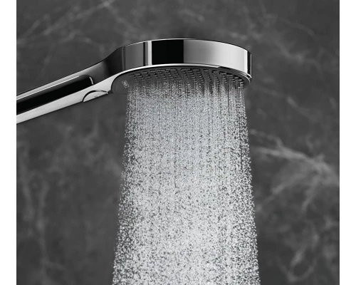 Ручной душ Hansgrohe Rainfinity 130 26864670, 3 типа струи, чёрный матовый