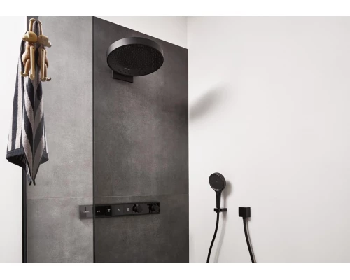 Ручной душ Hansgrohe Rainfinity 130 26864670, 3 типа струи, чёрный матовый