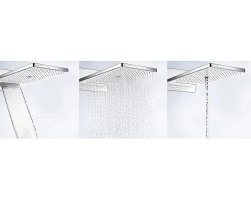 Верхний душ Hansgrohe Rainmaker Select 580 3jet 24001600, черный/хром
