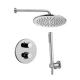 Душевая система Paffoni KIT LIG встраиваемая, термостатическая, хром, KITLIQ018CR