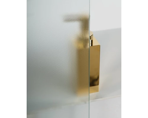 Душевая шторка на ванну BelBagno UNO, 170 х 145 см, стекло прозрачное/матовое/рифлёное, профиль хром