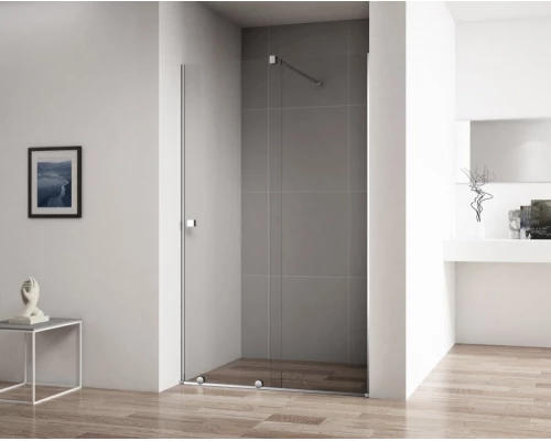 Душевая дверь в нишу Cezares STREAM-BF-1-120-C-Cr, 120 см, стекло прозрачное, цвет профиля хром