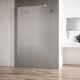 Душевая стенка Cezares Liberta 140 см со свободным входом, стекло прозрачное, профиль хром, LIBERTA-L-2-140-120-C-Cr