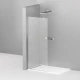Душевая стенка Cezares Liberta 125 см со свободным входом, стекло прозрачное, профиль хром, LIBERTA-L-1-125-120-C-Cr