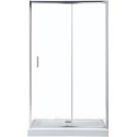 Душевая дверь в нишу Aquanet SD, 100 x 190 см, стекло прозрачное, профиль хром, SD-1000A Душевая дверь в нишу Aquanet SD, 100 x 190 см, стекло прозрачное, профиль хром, SD-1000A