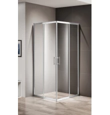 Душевой уголок Cezares Momento-A-2-100-C-Cr, 100 x 100 x 195 см без поддона, стекло прозрачное
