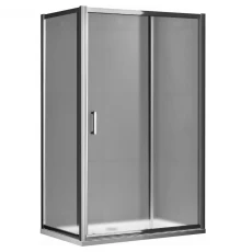 Душевой уголок Gemy Victoria, 100 х 70 х 190 см, стекло матовое, профиль хром, S30191HM-A70M