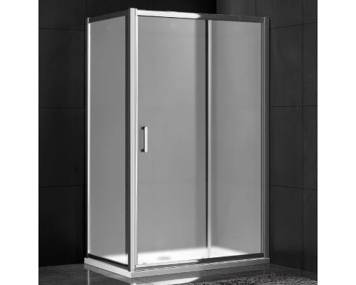 Душевой уголок Gemy Victoria, 100 х 70 х 190 см, стекло матовое, профиль хром, S30191HM-A70M