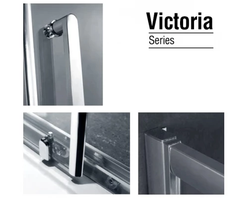 Душевой уголок Gemy Victoria, 100 х 70 х 190 см, стекло матовое, профиль хром, S30191HM-A70M