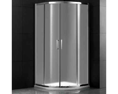 Душевой уголок Gemy Victoria, 80 х 80 х 190 см, стекло матовое, профиль хром, S30062M