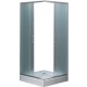 Душевой уголок Aquanet SE-800S 80х80х185, квадратный, профиль хром, стекло прозрачное