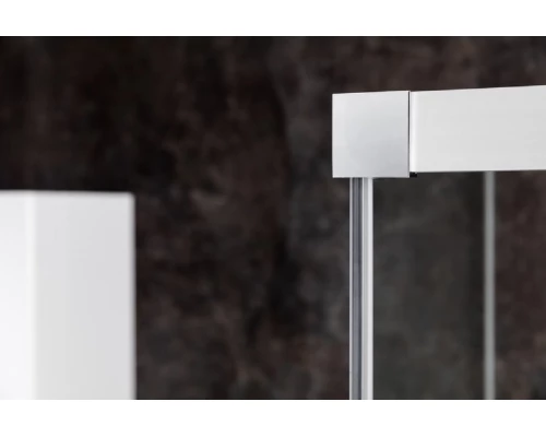 Душевой уголок Ravak Matrix MSDPS 100х100, левый/правый, профиль белый, витраж транспарент, 0WLAA100Z1/0WPAA100Z1