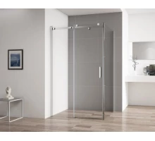 Душевой уголок Cezares STYLUS-SOFT-AH-1-120/80-C-Cr, 120 х 80 х 195 см, стекло прозрачное