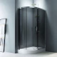 Душевой уголок Am.Pm Like Solo Slide 120 x 80 см, профиль матовый хром, стекло тонированное, W83G-302U120CG64