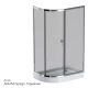 Душевой уголок Am.Pm Like Solo Slide 120 x 80 см, профиль матовый хром, стекло тонированное, W83G-302U120CG64