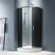 Душевой уголок Am.Pm Like Solo Slide 90 x 90 см, профиль матовый хром, стекло тонированное, W83G-315-090CG64