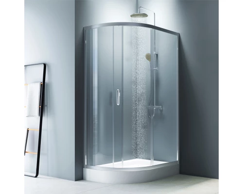 Душевой уголок Am.Pm Like Solo Slide 120 x 80 см, профиль матовый хром, стекло прозрачное, W83G-302U120CT64